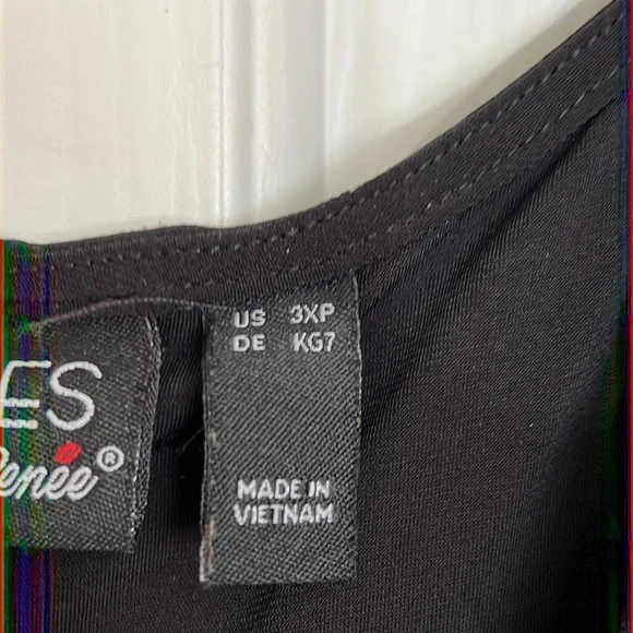 💜ATTITUDES by Renee black maxi dress - Picture 3 of 6